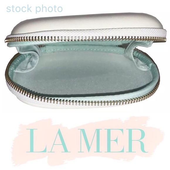 new: La Mer pearlized zipper cosmetic bag case - Picture 2 of 2